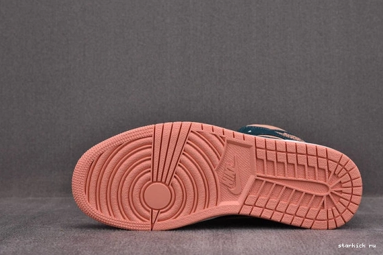 (W) BQ6472-308 Teal Green 1 Mid Jordan Dark  BQ6472-308 0410